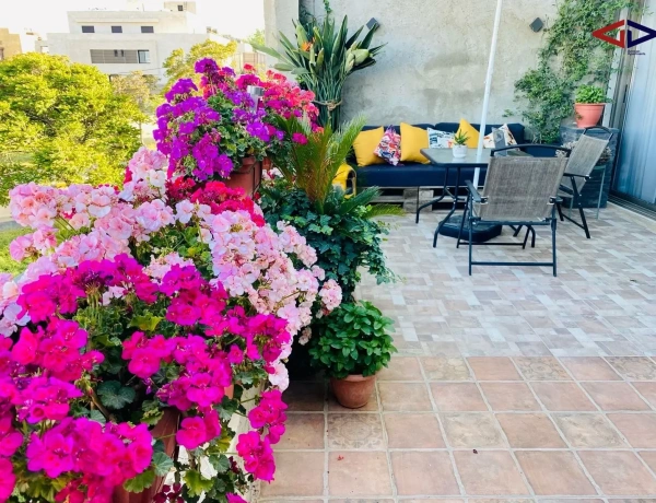 Elegant Two-Bedroom Apartment with Stunning Views and a Flower Garden Terrace – Abdoun