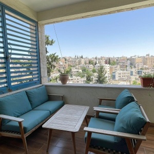 Rooftop Apartment for Rent in Al-Lweibdeh – 2 Bedrooms, 2 Bathrooms, 130 m²