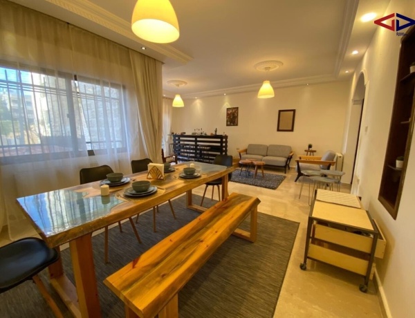 Modern Fully Furnished 3-Bedroom Apartment for Rent in Deir Ghbar Near Canadian School | Expats Only
