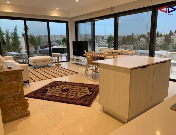 Rooftop Apartment for Rent with Panoramic Views in Jabal Amman | Jabal Al Weibdeh