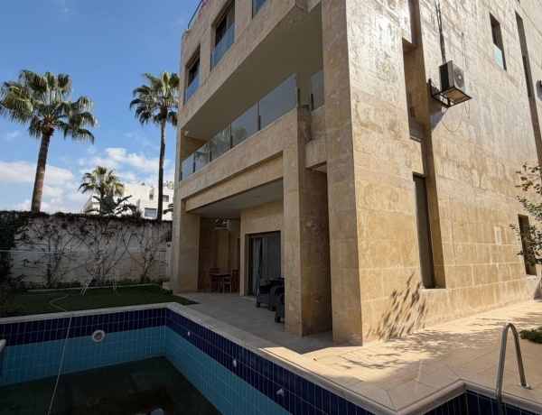 Luxury Duplex Apartment for Rent in Abdoun – 3 Bedrooms, Private Pool & Garden