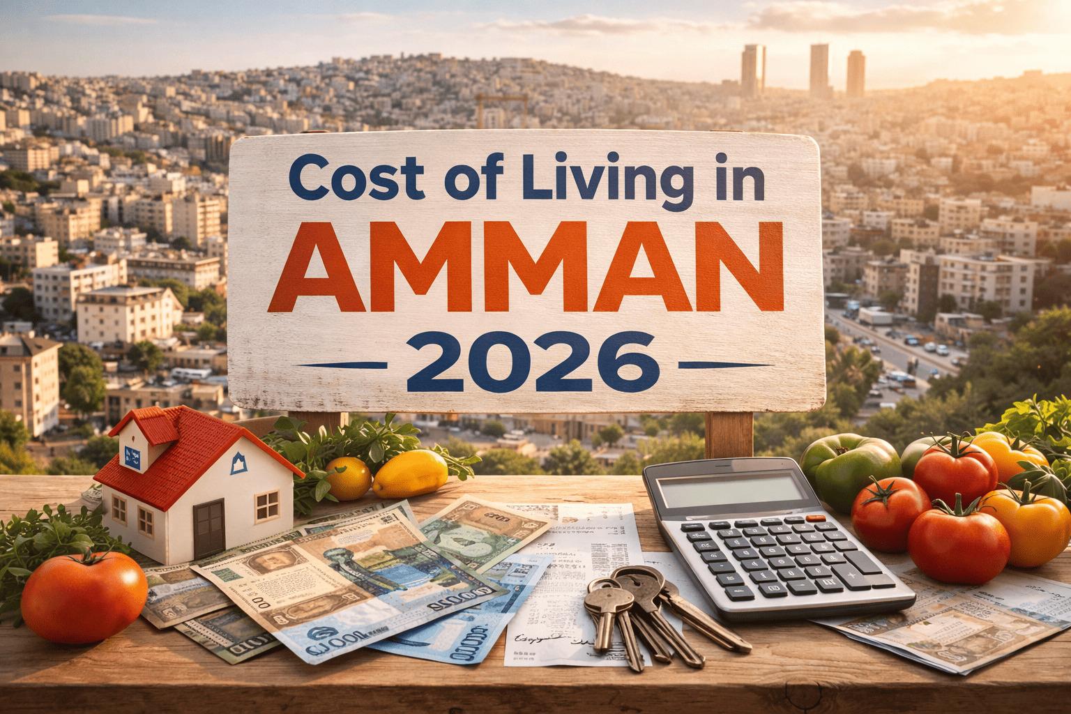 Cost of Living in Amman 2026: Rent, Utilities, Food & Monthly Budget Guide