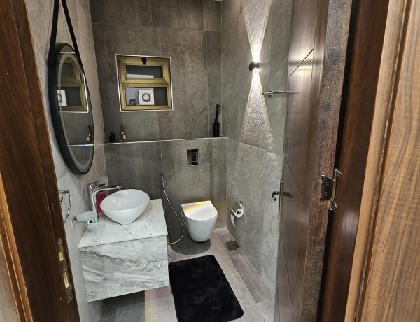 Fully Furnished 1-Bedroom Apartment for Rent in Deir Ghbar – Modern Design & Balcony