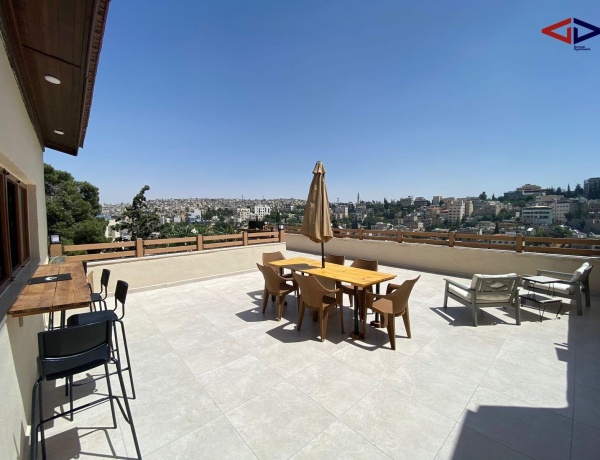 Rooftop Two-Bedroom Apartment in Jabal Al-Weibdeh | Private Terrace | Amman