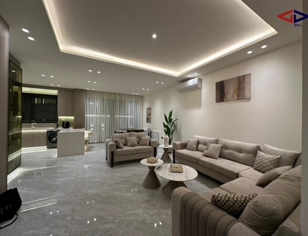 Spacious 2-Bedroom Apartment for Rent in Deir Ghbar – Ground Floor with Terrace, Parking & Elevator