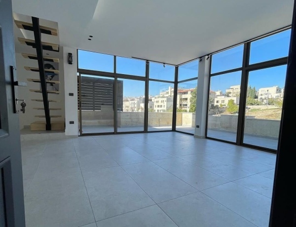 Rooftop 2-Bedroom Apartment in Abdoun – Amman