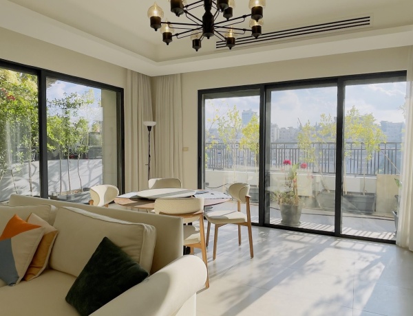 Charming 2-Bedroom Apartment with Cozy Terrace | Jabal Al-Weibdeh