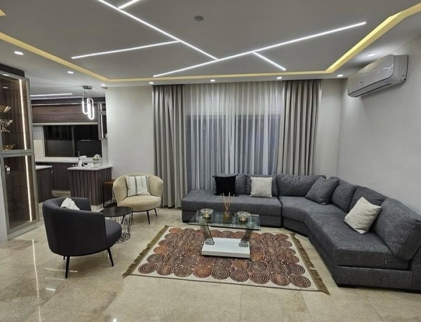 Fully Furnished 1-Bedroom Apartment for Rent in Deir Ghbar – Modern Design & Balcony