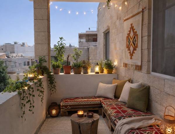 Charming Balcony Apartment in Jabal Al Weibdeh – Prime Location Near Paris Square